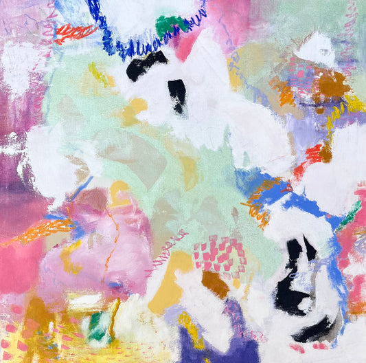 Memories of the Cove - Original Painting on Canvas - 24 x 24 inches