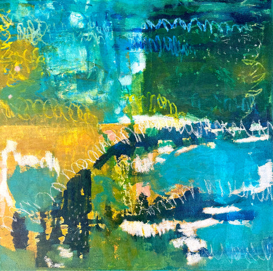 Debut - 14 x 14 inches - Original Painting on Canvas - The Taylor Swift Collection