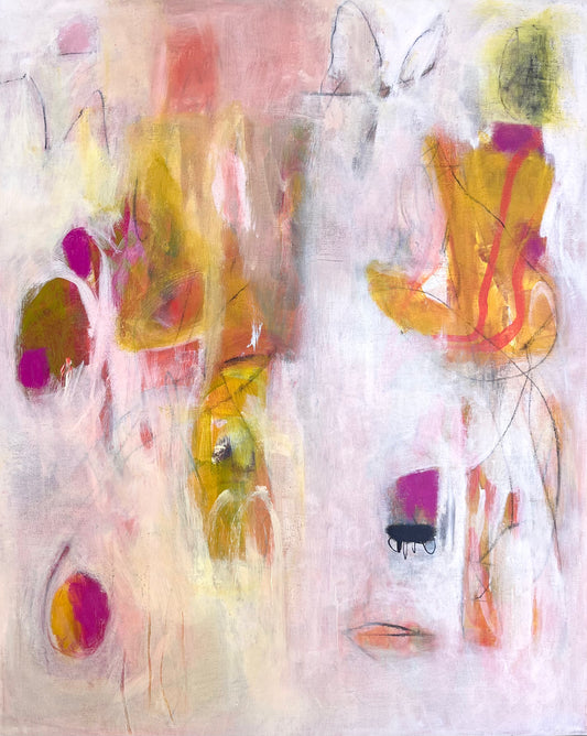 Curves - Original Painting on Canvas - 16 x 20 inches