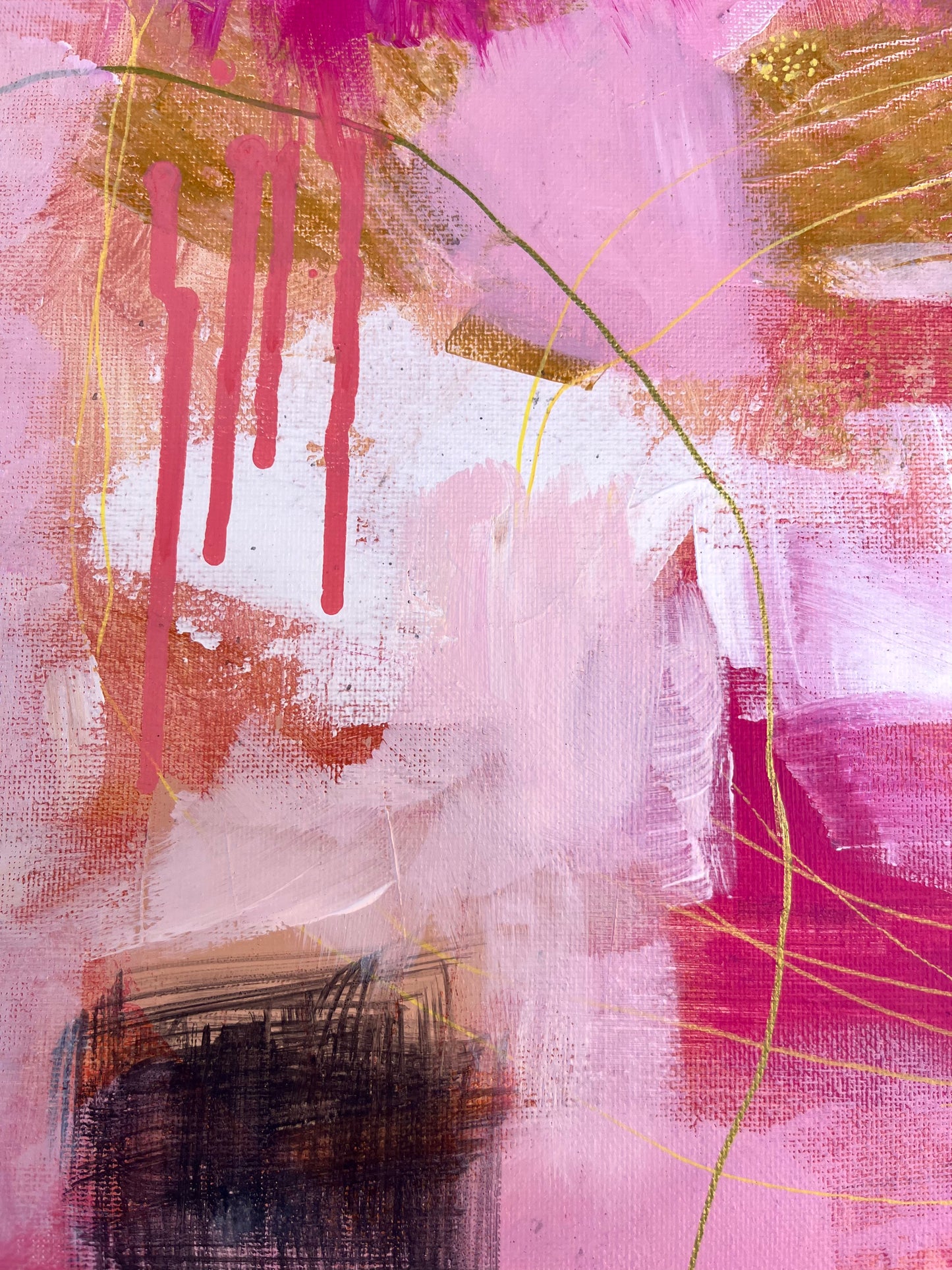 A Dance of Light and Shadow - Original Painting on Canvas - 16 x 20 inches