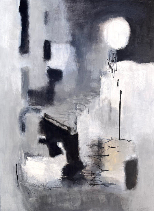 Moonshadow - Original Painting on Canvas - 18 x 24 inches