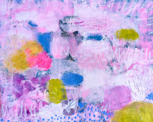 Sunshine Daydream - Original Painting on Wood - 8 x 10 inches