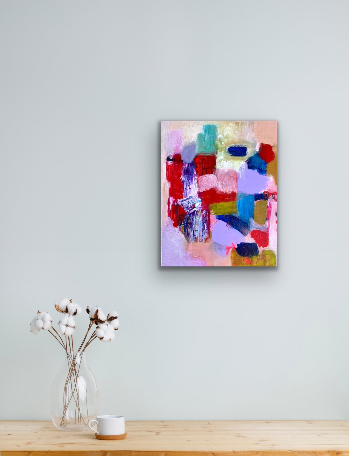 Gelato - 16 x 20 inches - Original Painting on Canvas - Mediterranean Moments Mini Series