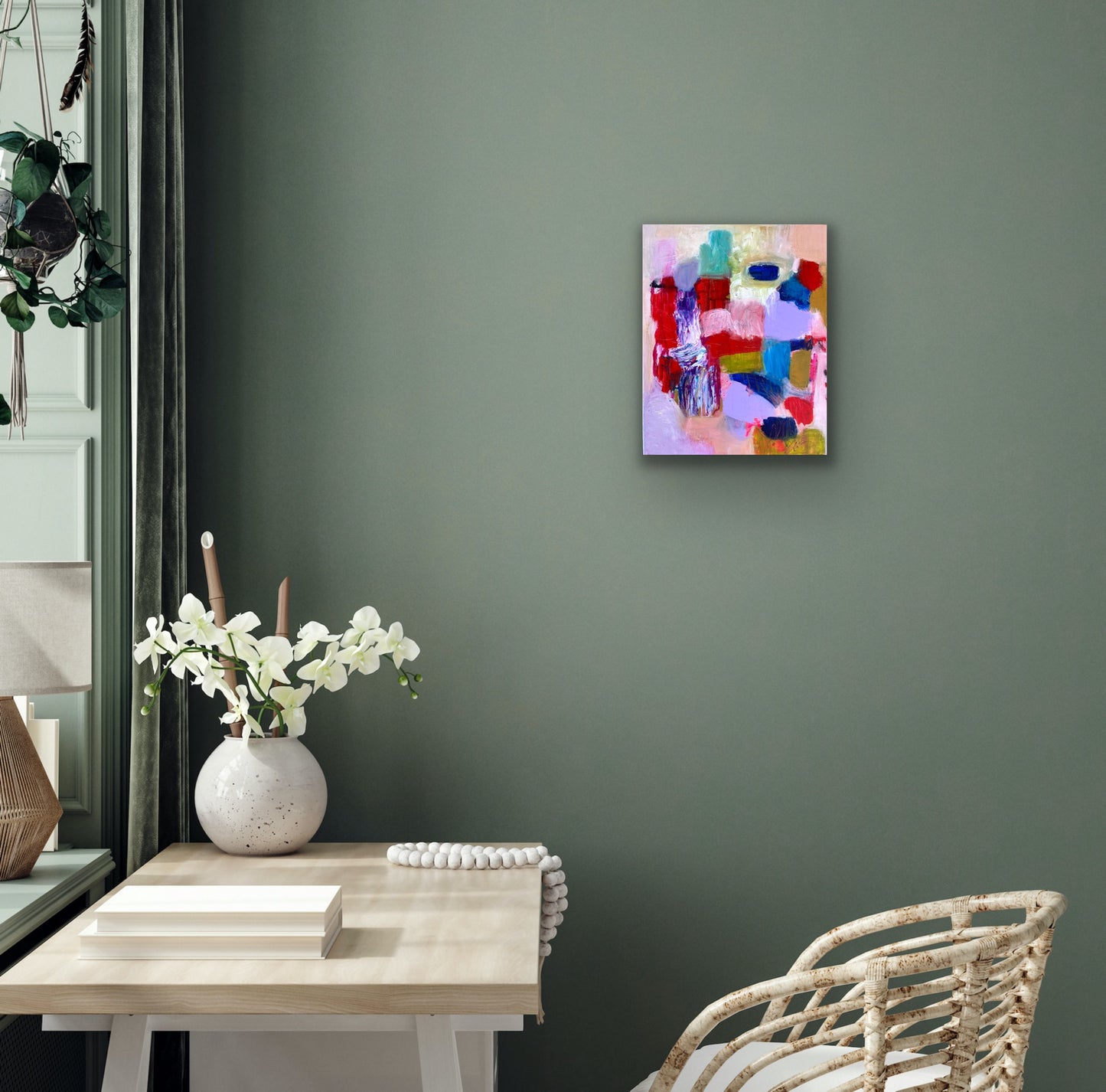 Gelato - 16 x 20 inches - Original Painting on Canvas - Mediterranean Moments Mini Series