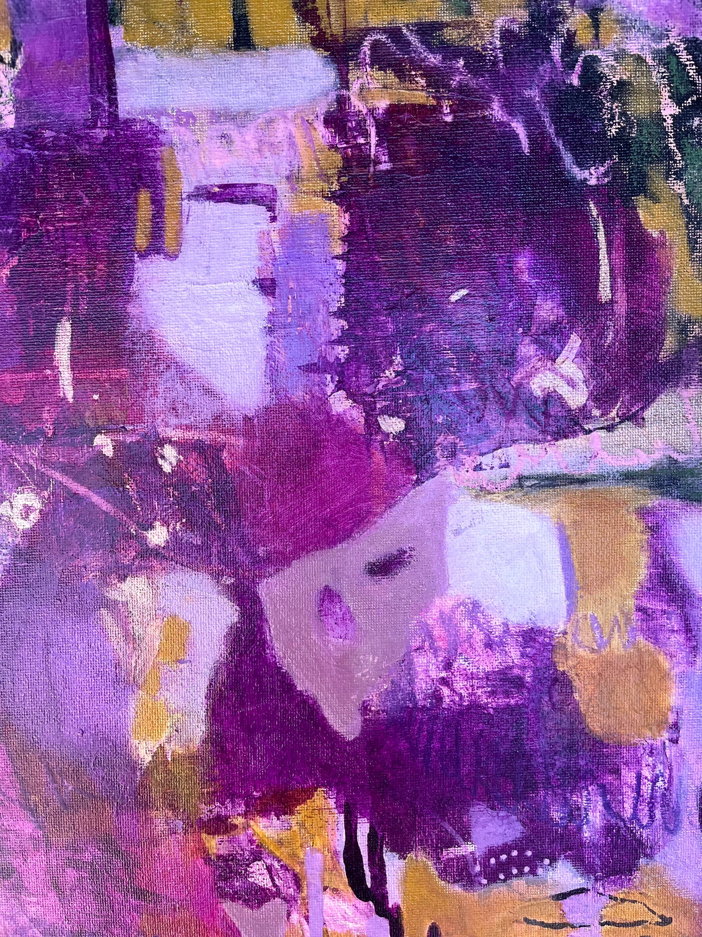Speak Now - Original Painting on Canvas - 14 x 14 inches - The Taylor Swift Collection