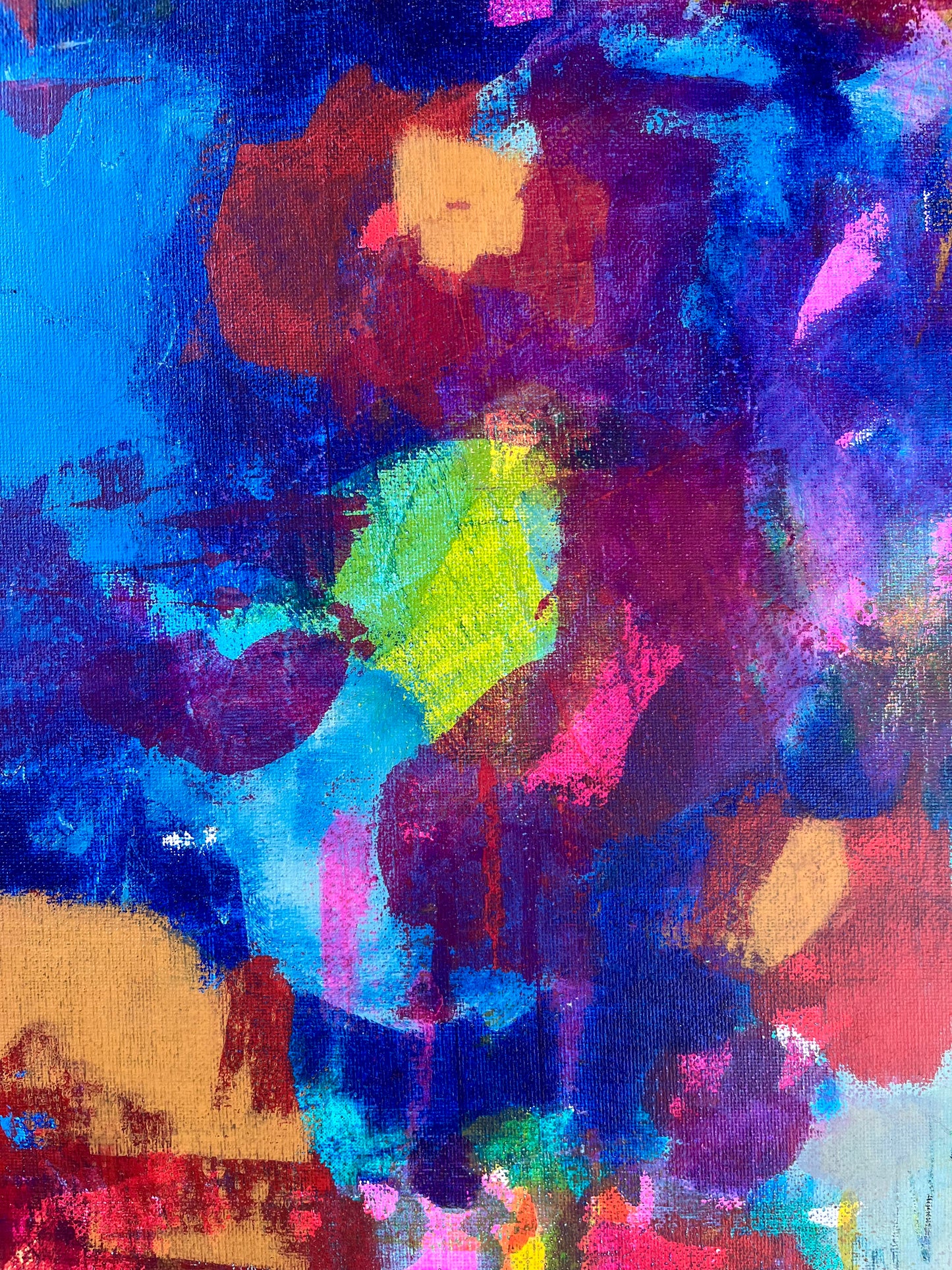 Blend - Original Painting on Canvas - 16 x 20 inches - Tapestry Collection