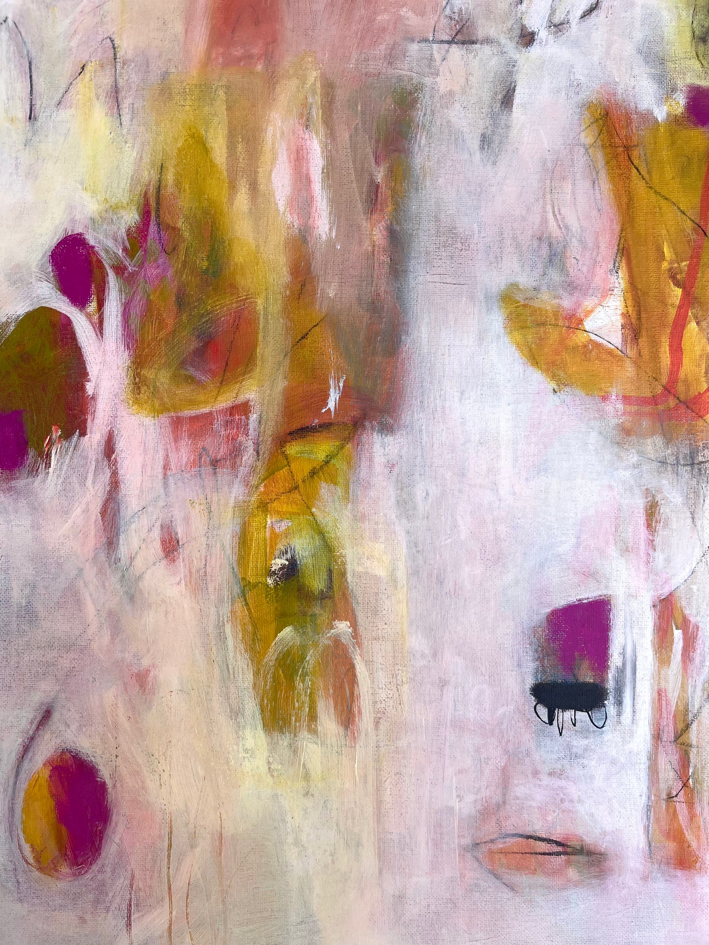 Curves - Original Painting on Canvas - 16 x 20 inches