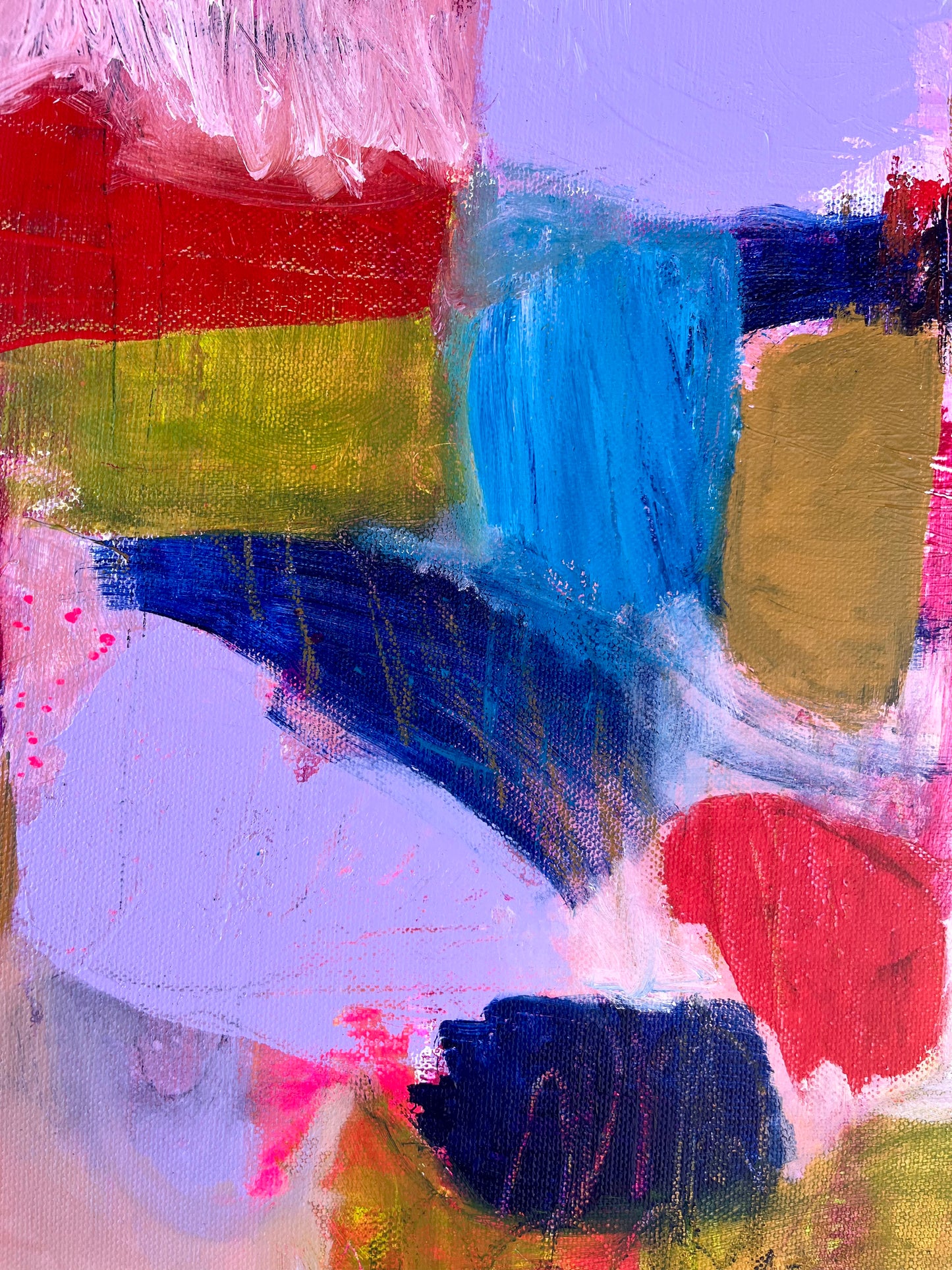 Gelato - 16 x 20 inches - Original Painting on Canvas - Mediterranean Moments Mini Series