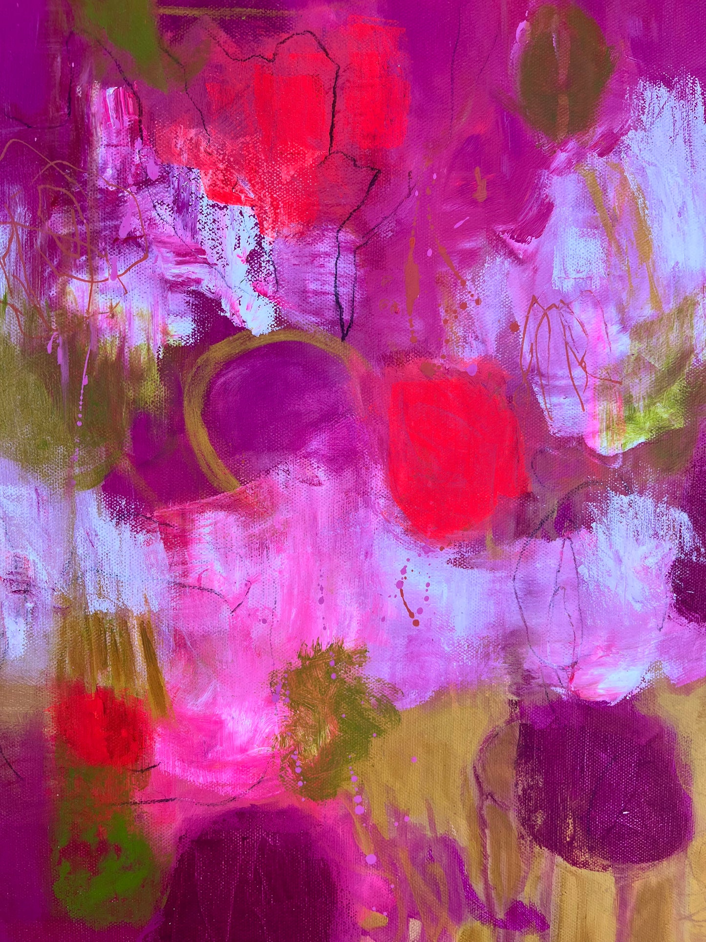 Summer Storm - Original Painting on Canvas - 12 x 18 inches