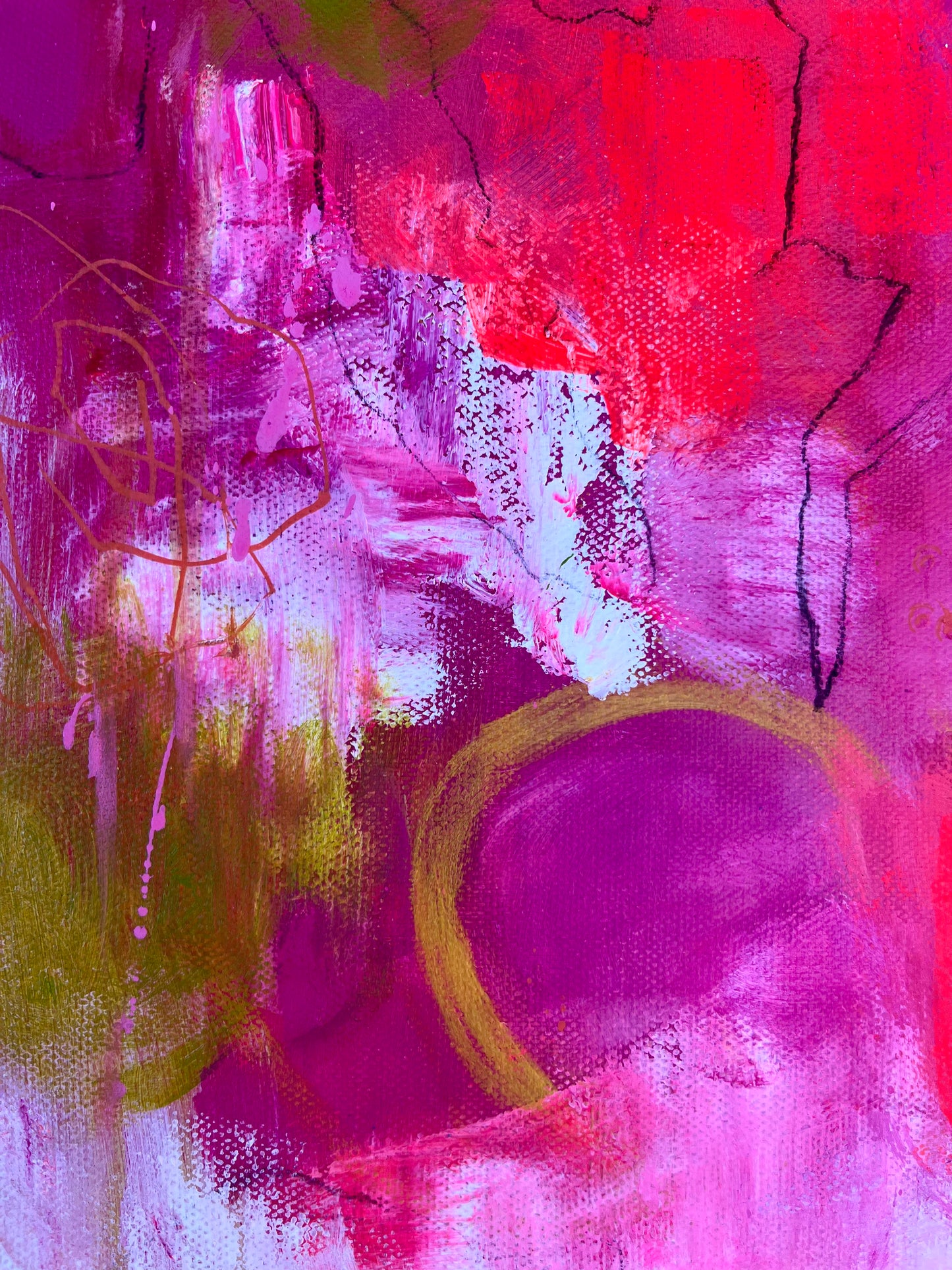 Summer Storm - Original Painting on Canvas - 12 x 18 inches